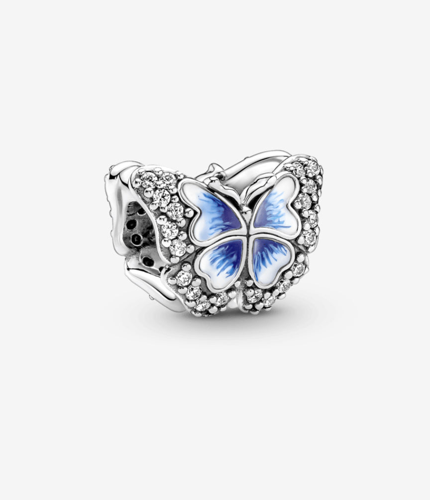 Charm mariposa azul