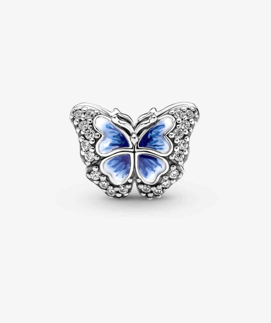 Charm mariposa azul