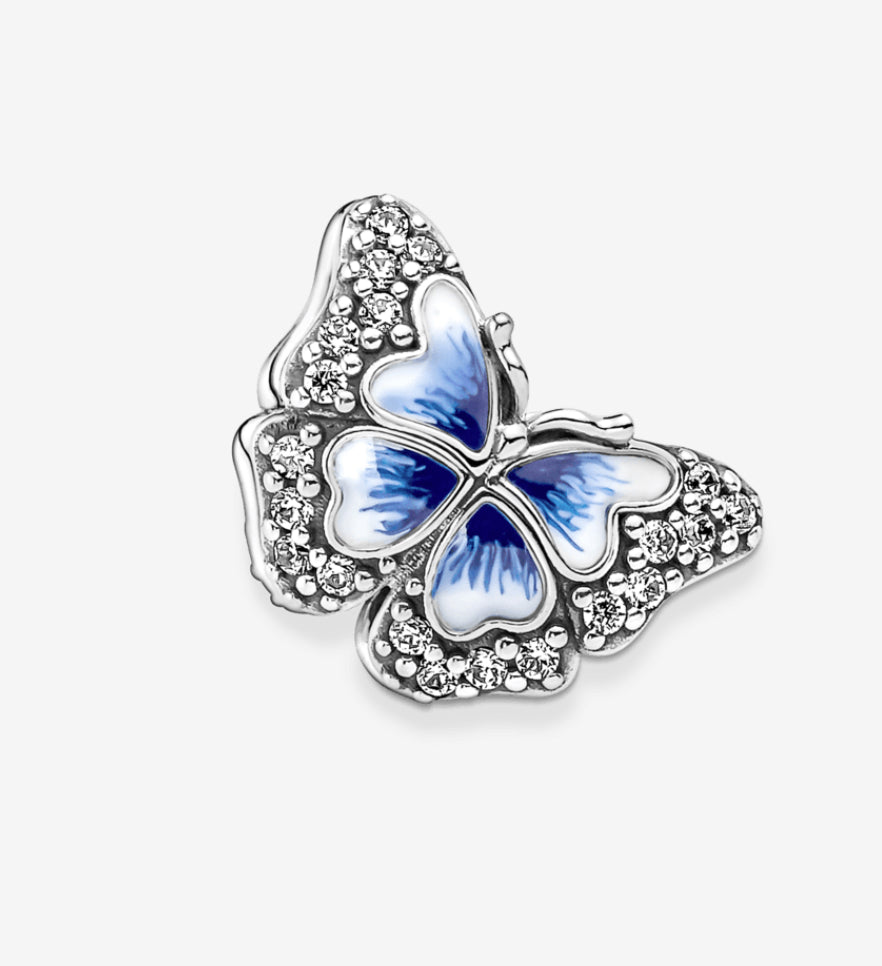 Charm mariposa azul