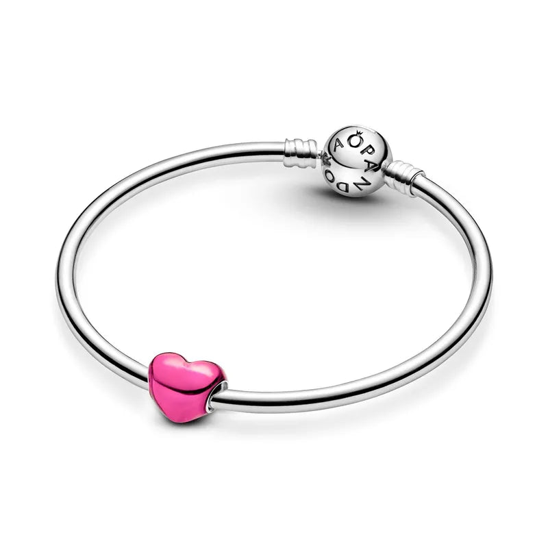 Charm corazón rosa